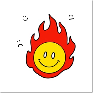 Smile fire Posters and Art